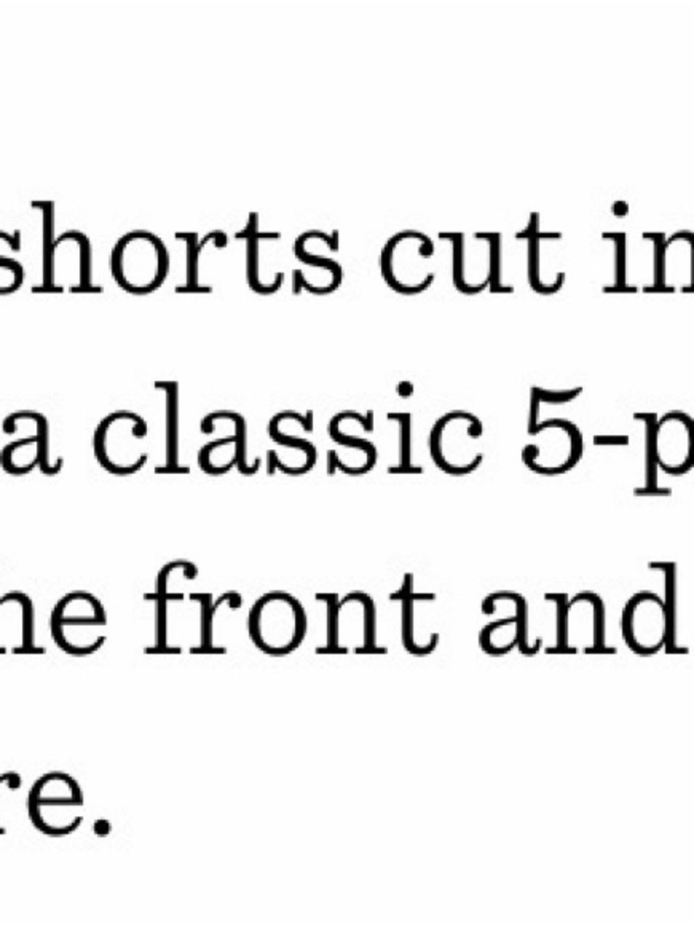 & Other Stories Cream High-Rise Denim Shorts - Picture 7 of 8